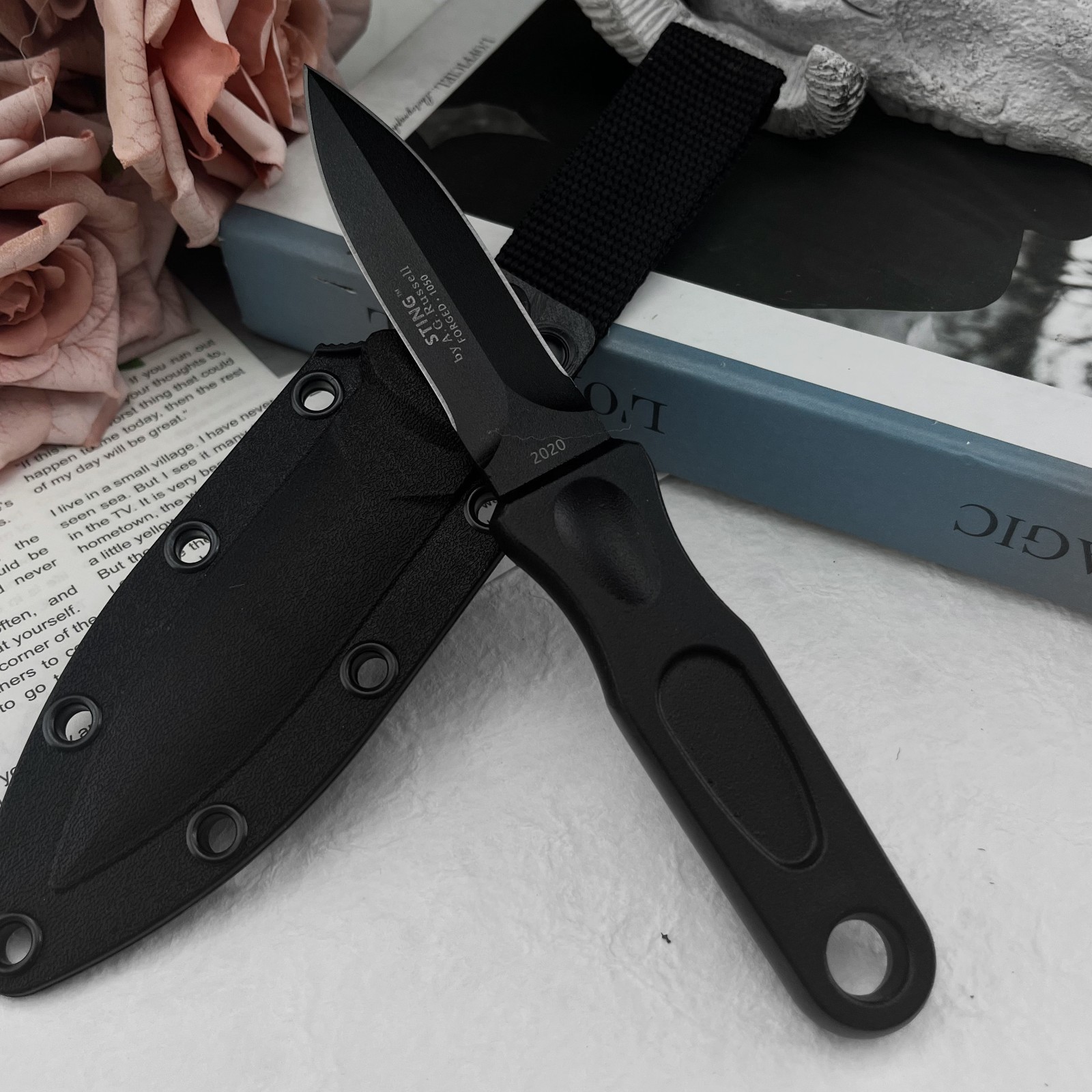 سكين متعدد الوظائف ذو نصل ثابت - مراجعة Edc Gear Every Day Carry وسعره