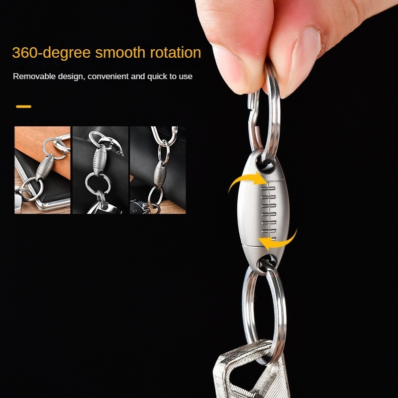 حلقة مفاتيح على شكل كرة الرجبي - مراجعة Edc Carry Accessories وسعره