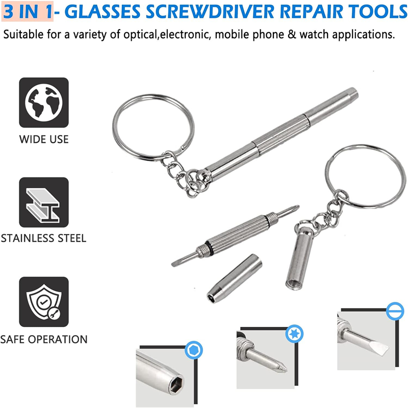 مفكات نظارات يدوية صغيرة 3 في  - مراجعة Micro Screwdriver Kit وسعره