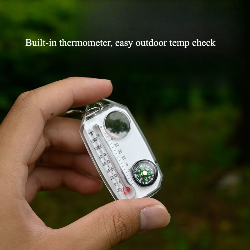بوصلة نجاة محمولة للاستخدام ال - مراجعة Compass Keychain Mini وسعره
