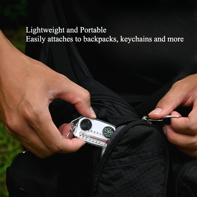 بوصلة نجاة محمولة للاستخدام ال - مراجعة Compass Keychain Mini وسعره