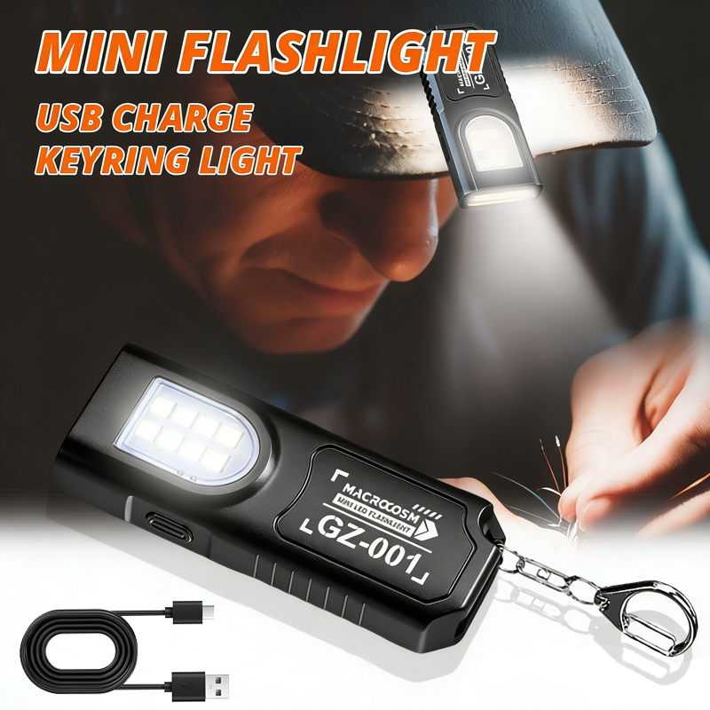 مصباح يدوي LED صغير محمول قابل - مراجعة Keychain Flashlight وسعره